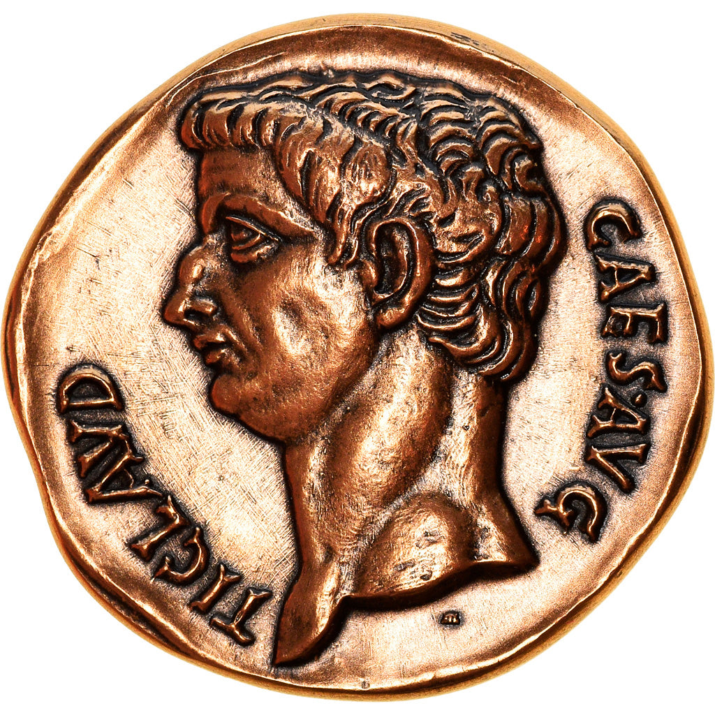 France, Medal, Reproduction Monnaie Antique, Claude, History, MS(65-70), Copper