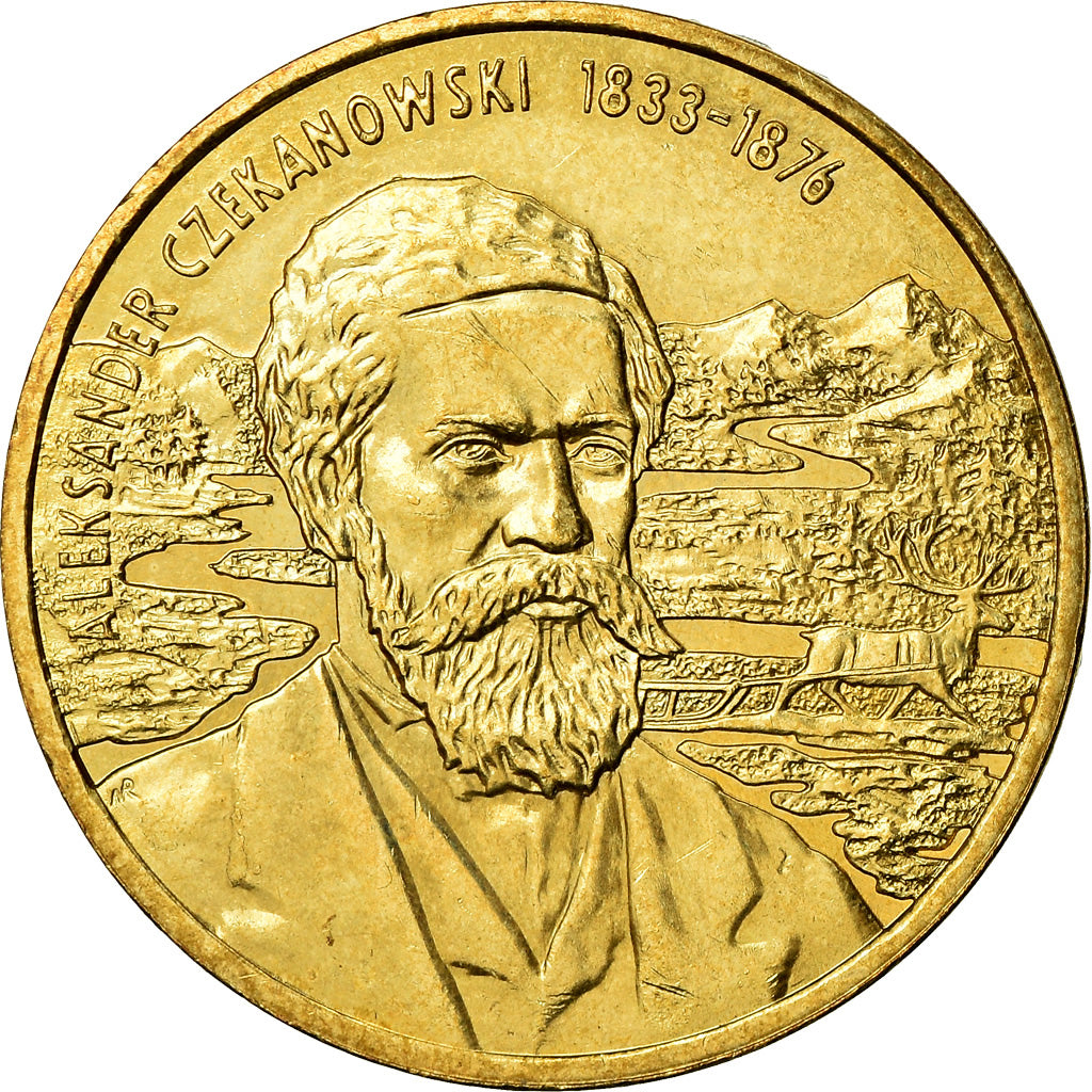 Moneda, Polonia, 2 Zlote, 2004, Warsaw, EBC+, Latón, KM:505