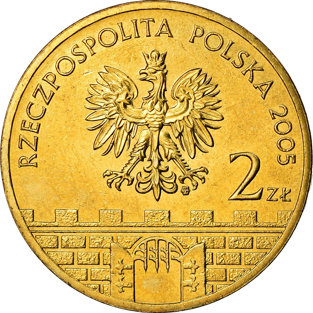 Moneta, Polska, 2 Zlote, 2005, Warsaw, MS(60-62), Mosiądz, KM:529