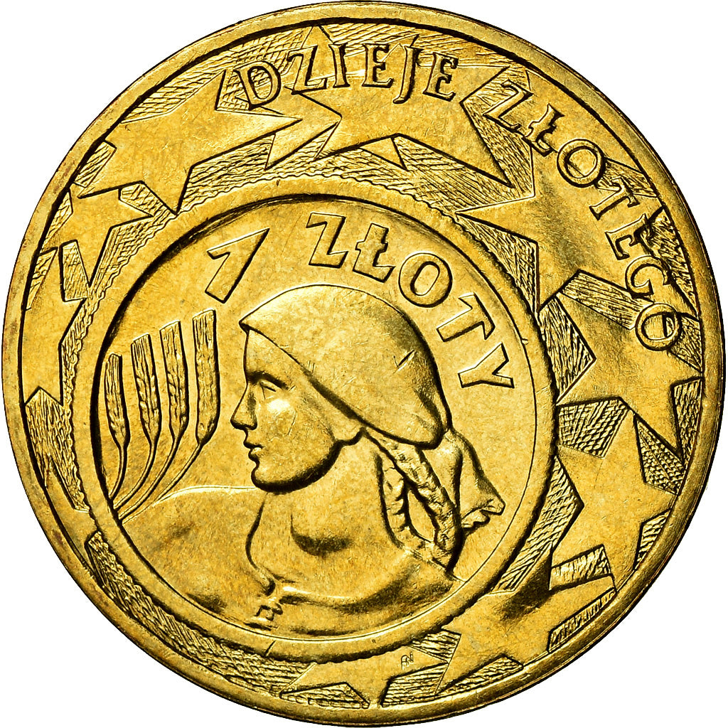 Coin, Poland, 2 Zlote, 2004, Warsaw, MS(60-62), Brass, KM:479