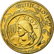 Coin, Poland, 2 Zlote, 2004, Warsaw, MS(60-62), Brass, KM:479