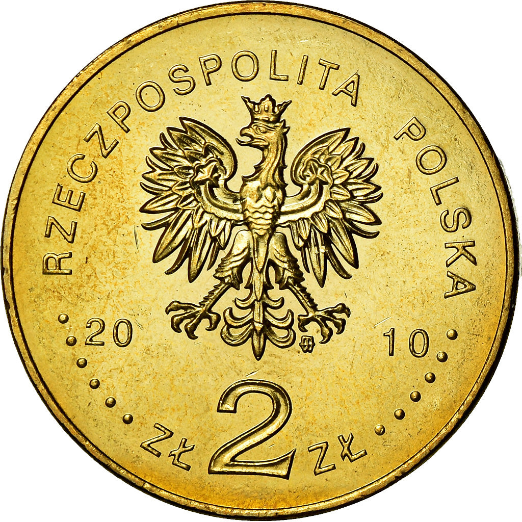 Moneta, Polonia, 2 Zlote, 2010, Warsaw, SPL, Ottone, KM:751