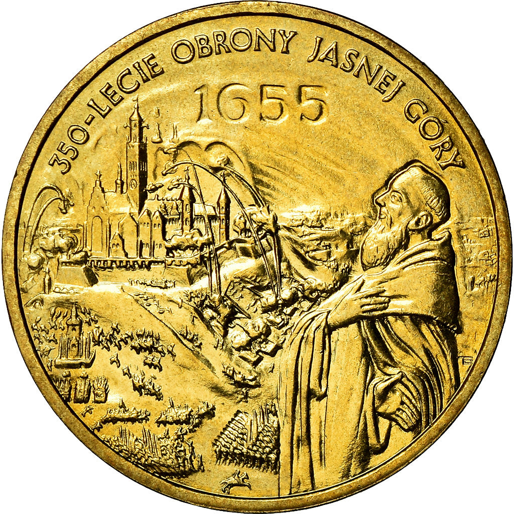 Moneta, Polonia, 2 Zlote, 2005, Warsaw, SPL, Ottone, KM:524