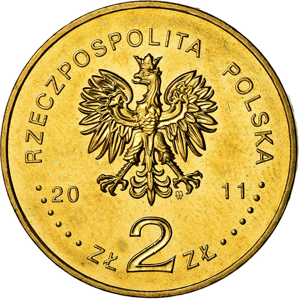 Moneta, Polska, 2 Zlote, 2011, Warsaw, MS(60-62), Mosiądz, KM:804