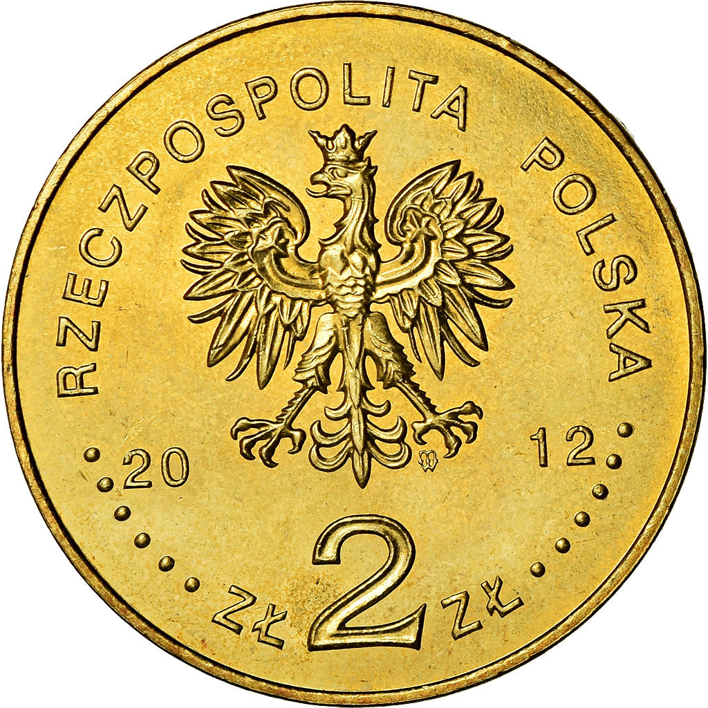 Moneta, Polonia, 2 Zlote, 2012, Warsaw, SPL, Ottone, KM:821