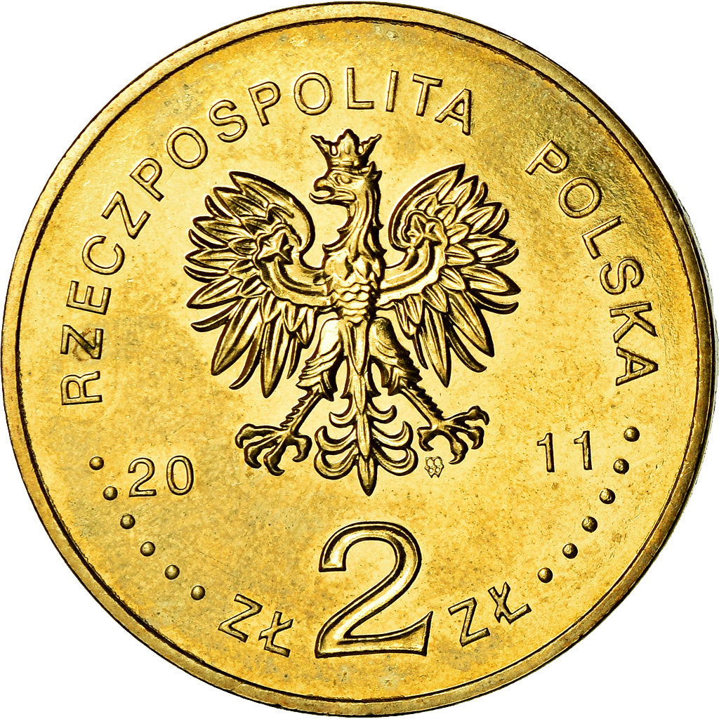 Moneta, Polonia, 2 Zlote, 2011, Warsaw, SPL, Ottone, KM:797