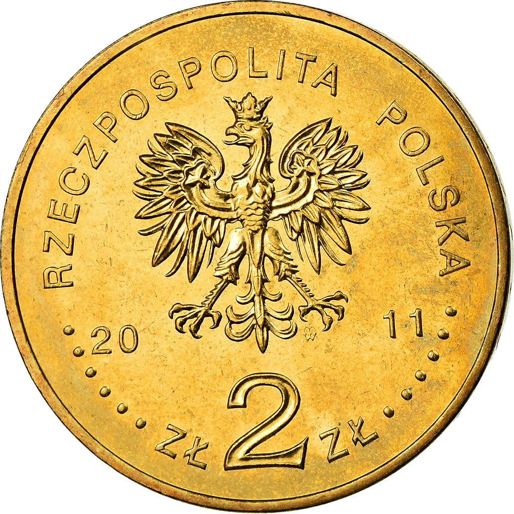 Moneta, Polska, 2 Zlote, 2011, Warsaw, MS(60-62), Mosiądz, KM:806