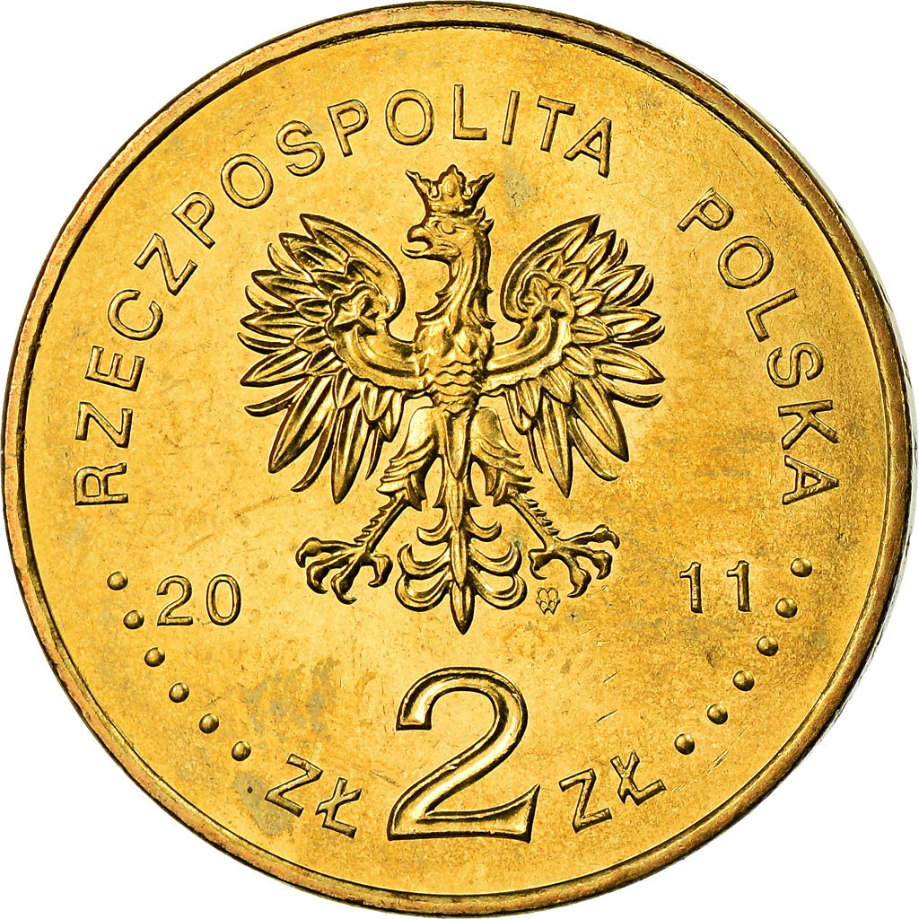 Moneta, Polonia, 2 Zlote, 2011, Warsaw, SPL, Ottone, KM:772
