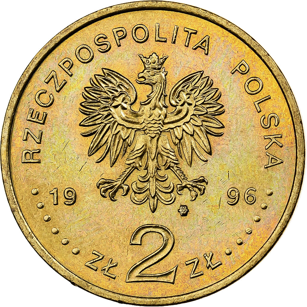 Poland, 2 Zlotych, Sigismund II, 1996, Warsaw, Nordic gold, MS(60-62), KM:306
