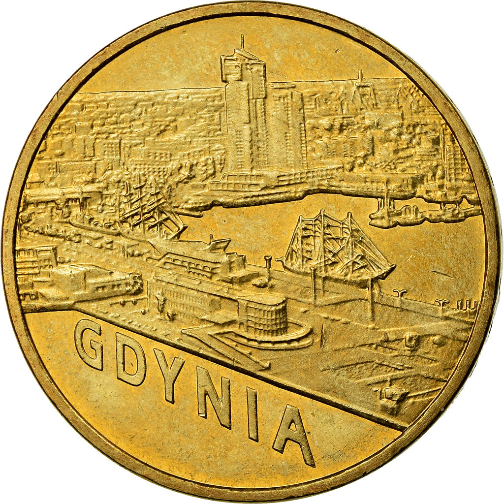 Coin, Poland, 2 Zlote, 2011, Warsaw, MS(60-62), Brass, KM:783