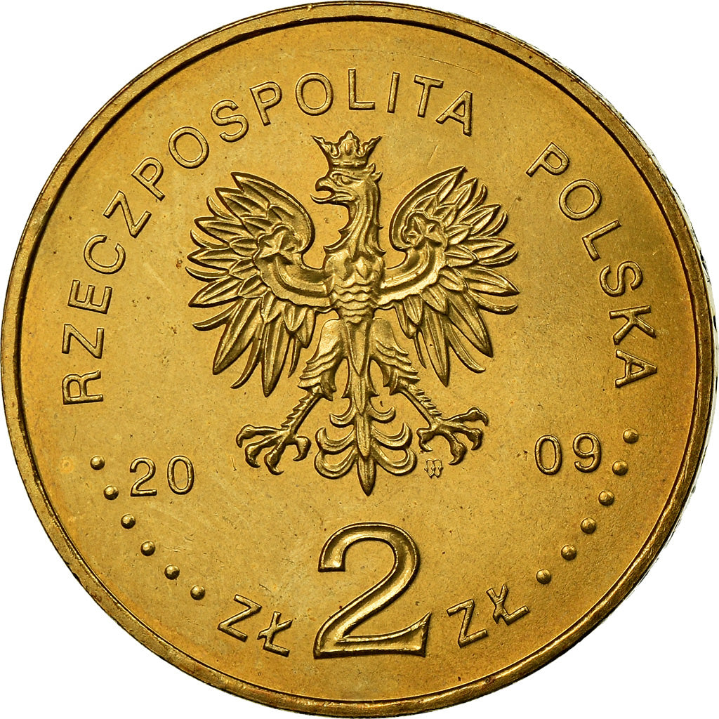 Moneta, Polonia, 2 Zlote, 2009, Warsaw, SPL, Ottone, KM:703