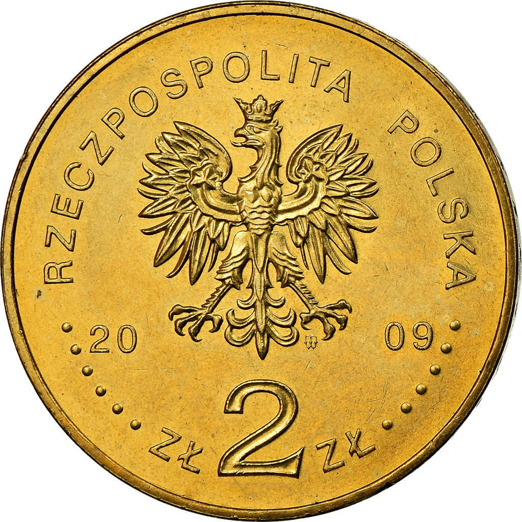 Moneta, Polonia, 2 Zlote, 2009, Warsaw, SPL, Ottone, KM:697