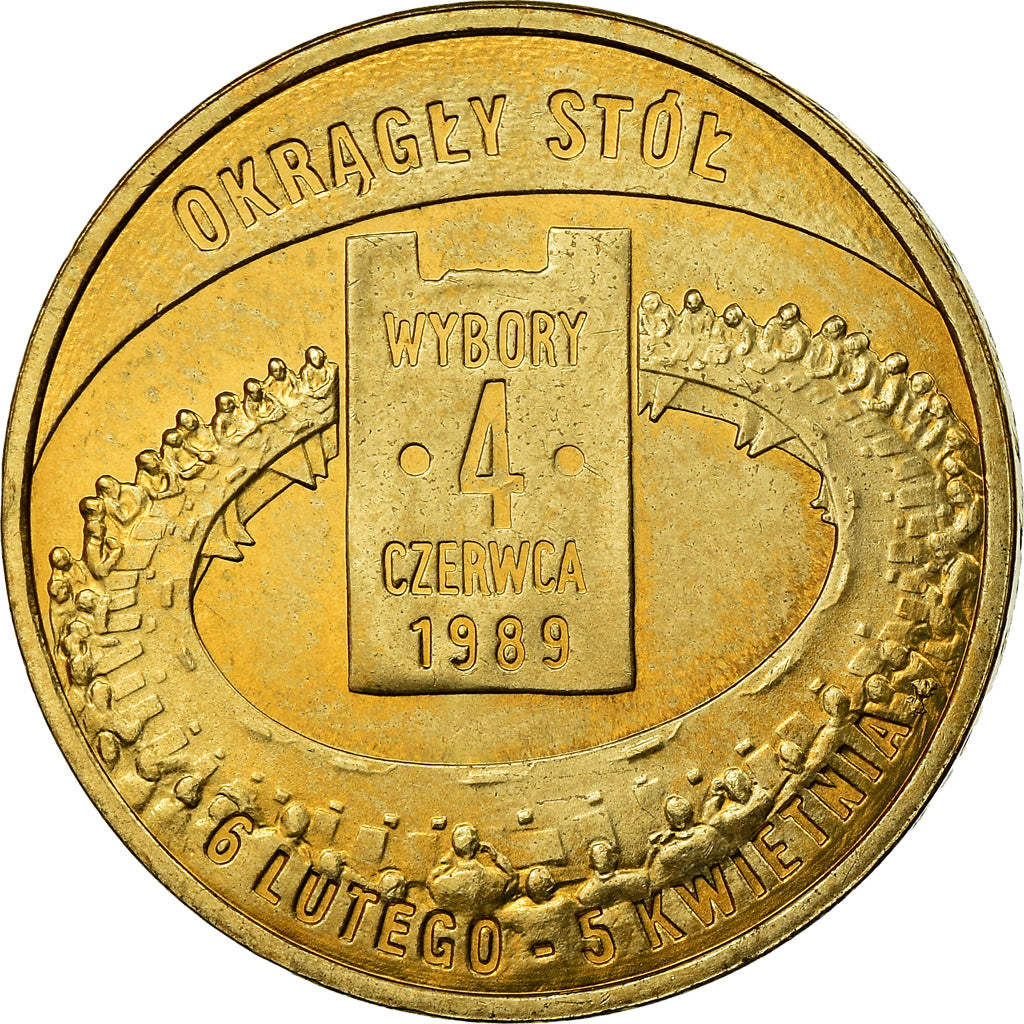 Coin, Poland, 2 Zlote, 2009, Warsaw, MS(60-62), Brass, KM:680