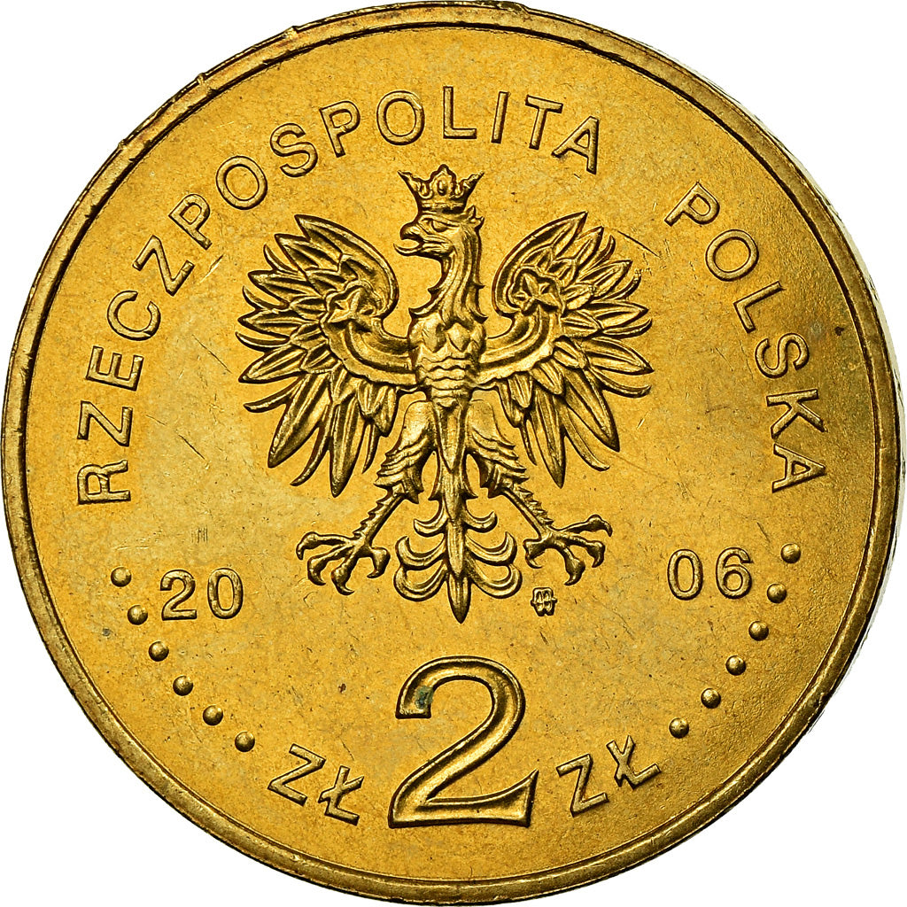 Moneta, Polonia, 2 Zlote, 2006, Warsaw, SPL, Ottone, KM:547