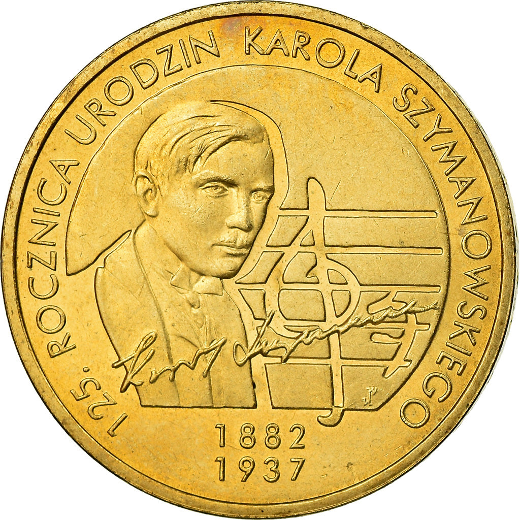 Moneta, Polonia, 2 Zlote, 2007, Warsaw, SPL, Ottone, KM:612