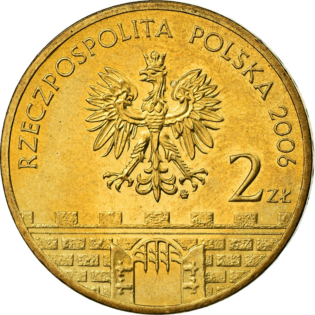 Moneda, Polonia, 2 Zlote, 2006, Warsaw, EBC+, Latón, KM:550