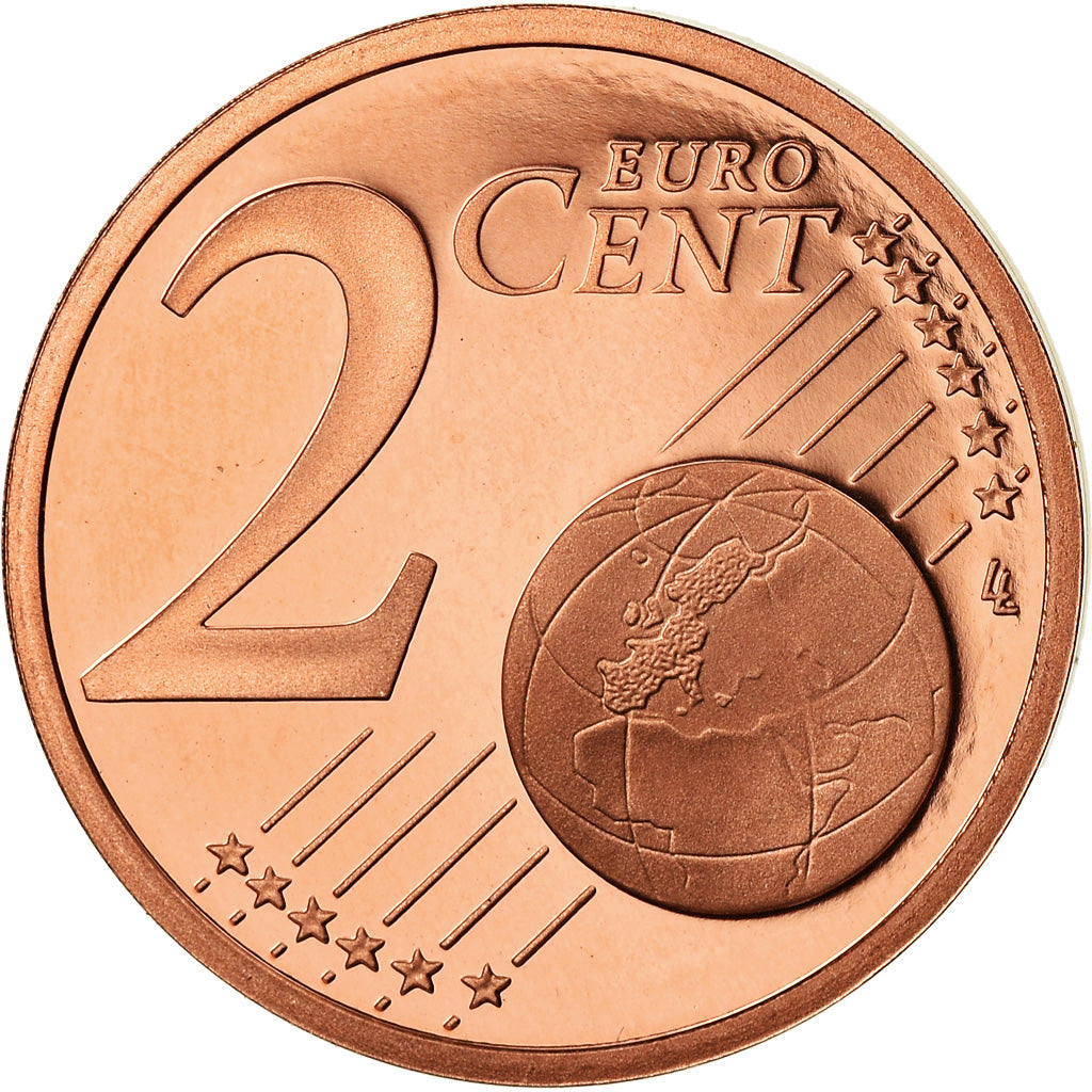 France, 2 Euro Cent, 2014, Proof / BE, FDC, Copper Plated Steel, Gadoury:2