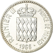 Moneta, Monaco, Rainier III, 10 Francs, 1966, SPL-, Argento, KM:146