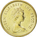 Moneda, Hong Kong, Elizabeth II, 50 Cents, 1977, SC, Níquel - latón, KM:41