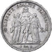 France, 5 Francs, Hercule, 1870, Paris, Silver, EF(40-45), Gadoury:745