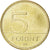 Munten, Hongarije, 5 Forint, 2010, UNC-, Nickel-brass, KM:694