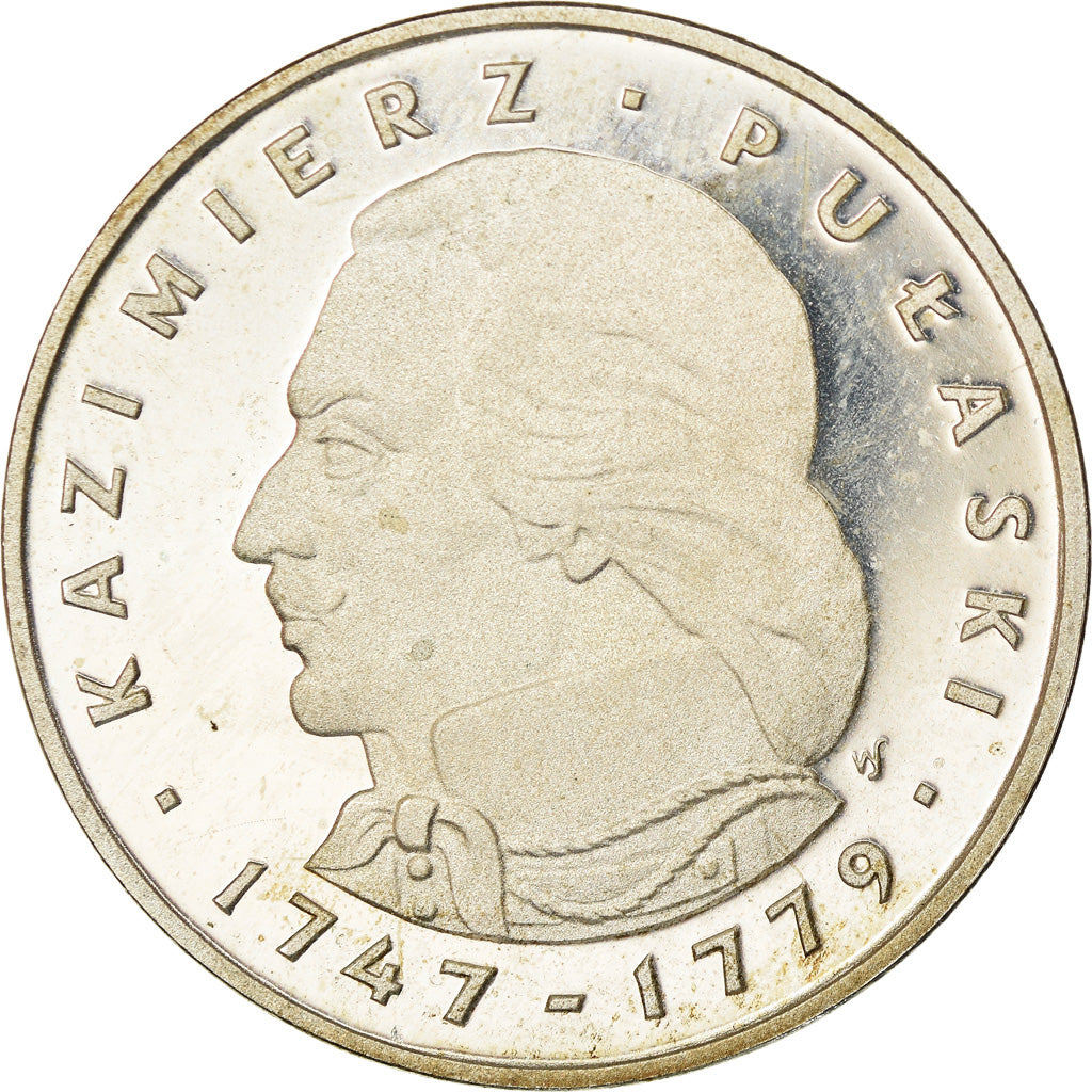 Coin, Poland, 100 Zlotych, 1976, Warsaw, Proof, MS(63), Silver, KM:84