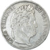 Moneda, Francia, Louis-Philippe, 5 Francs, 1838, Bordeaux, BC+, Plata, KM:749.7