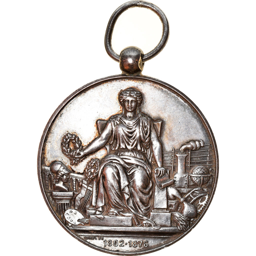 France, Medal, Sciences, Agriculture, Arts de Lille, Attribuée, 1880, Hamel