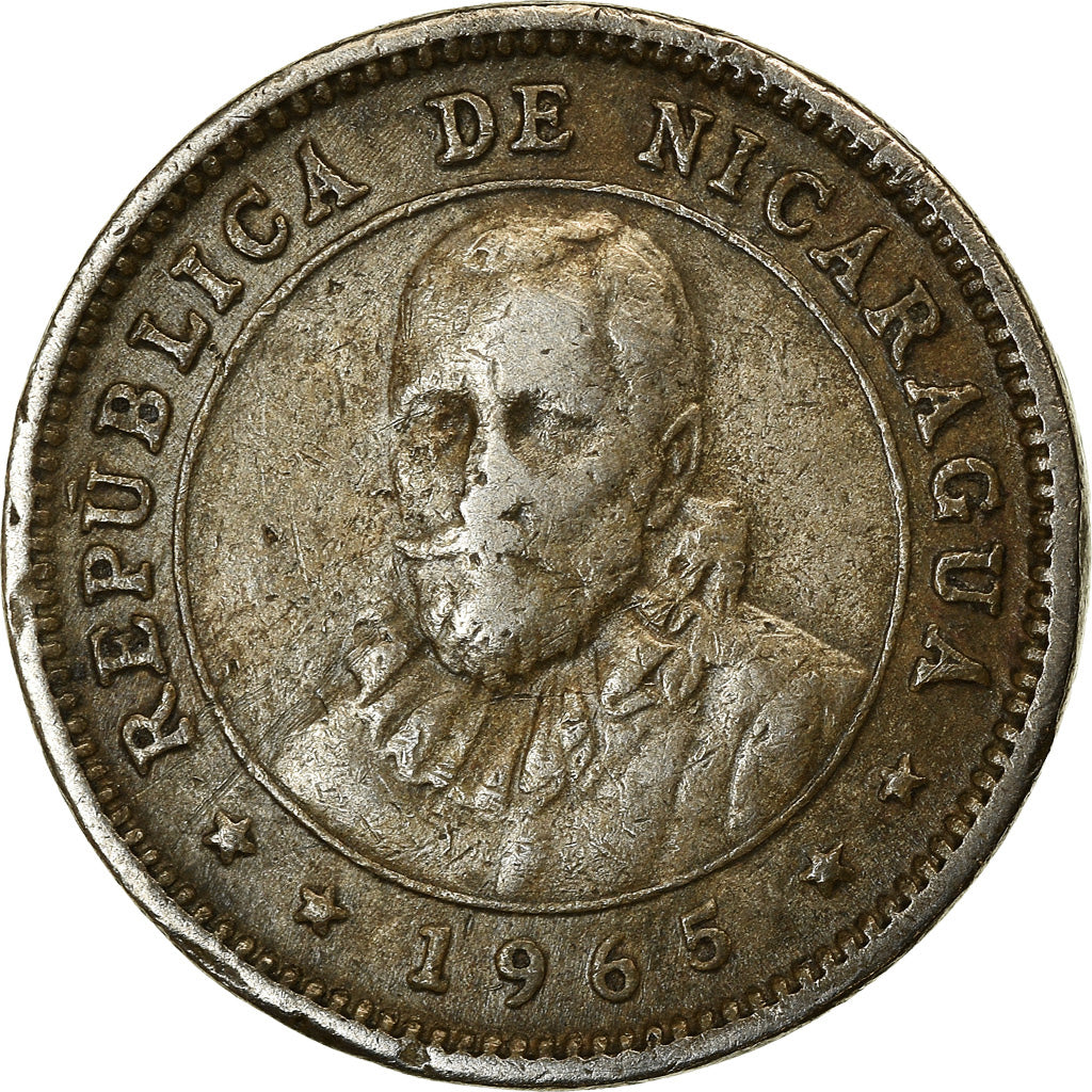 Monnaie, Nicaragua, 5 Centavos, 1965, TTB, Copper-nickel, KM:24.2
