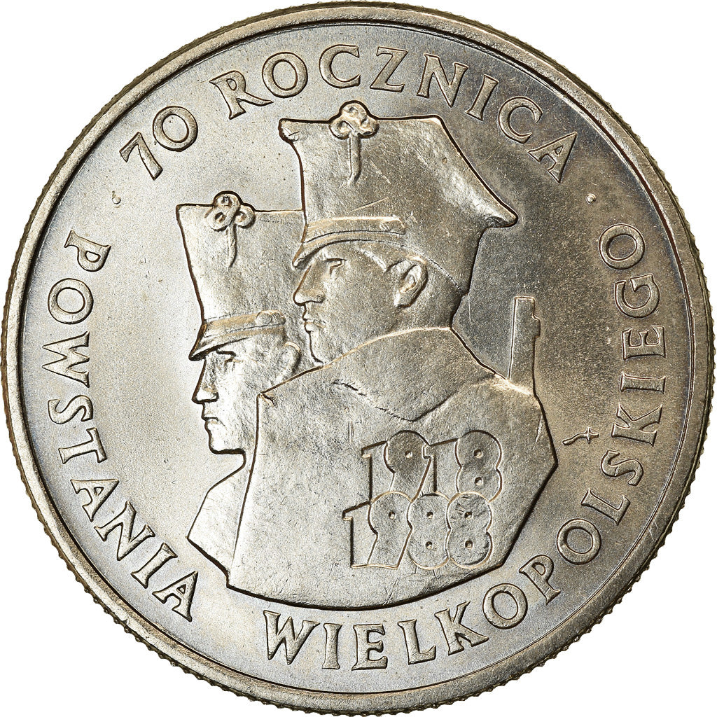 Munten, Polen, 100 Zlotych, 1988, Warsaw, PR, Copper-nickel, KM:182