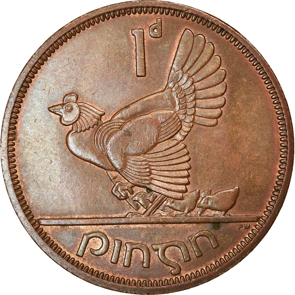Moneda, REPÚBLICA DE IRLANDA, Penny, 1968, EBC, Bronce, KM:11