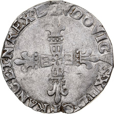 France, Louis XIII, 1/4 Ecu de Béarn, 1626, Pau, Silver, EF(40-45), Gadoury:30