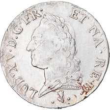 Coin, France, Louis XV, Écu de Béarn à la vieille tête, 1772, Pau, VF(30-35)