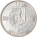 Coin, Belgium, 100 Francs, 100 Frank, 1950, AU(50-53), Silver, KM:138.1