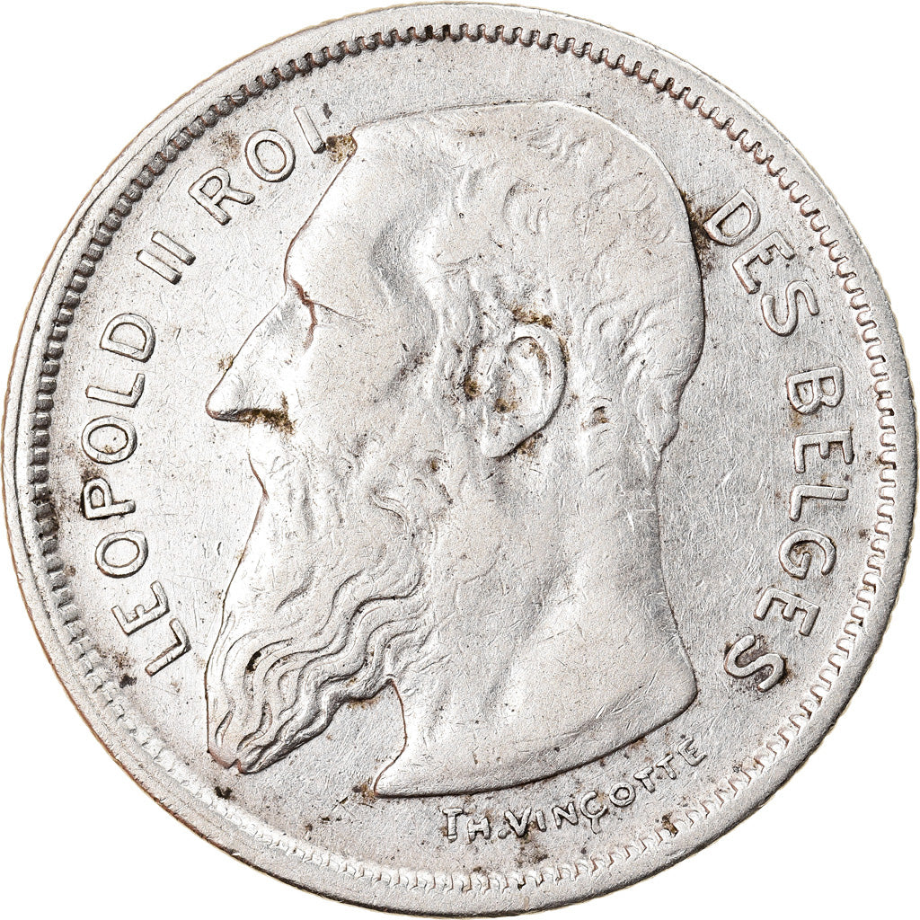 Munten, België, 2 Francs, 2 Frank, 1909, ZF, Zilver, KM:58.1