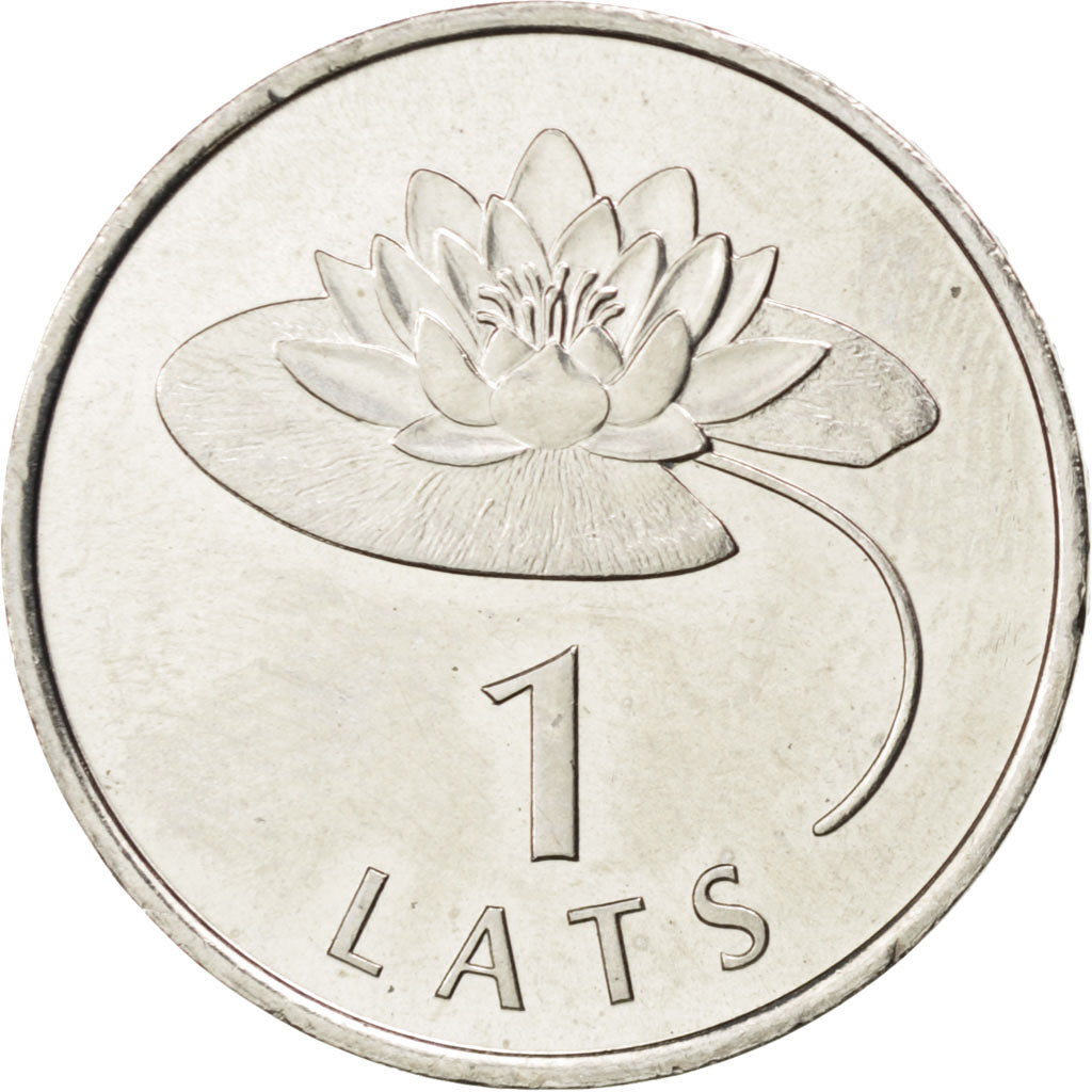 Coin, Latvia, Lats, 2008, MS(63), Copper-nickel, KM:92