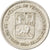 Moneda, Venezuela, 25 Centimos, 1954, Philadelphia, MBC, Plata, KM:35