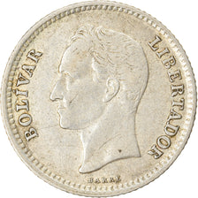 Münze, Venezuela, 25 Centimos, 1954, Philadelphia, SS, Silber, KM:35