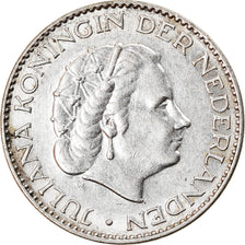 Coin, Netherlands, Juliana, Gulden, 1957, EF(40-45), Silver, KM:184