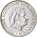 Coin, Netherlands, Juliana, Gulden, 1957, EF(40-45), Silver, KM:184