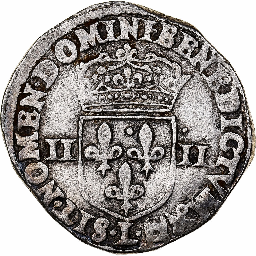France, Henri IV, 1/4 Ecu, 1603, Bayonne, Silver, EF(40-45), Gadoury:597