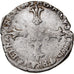 France, Henri IV, 1/4 Ecu, 1603, Montpellier, Silver, VF(20-25), Gadoury:597