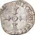 Moneta, Francja, Henri IV, 1/4 Ecu, 1605, Angers, VF(30-35), Srebro