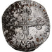 France, Henri IV, 1/4 Écu de Navarre, 1605, Saint-Palais, Argent, TB+