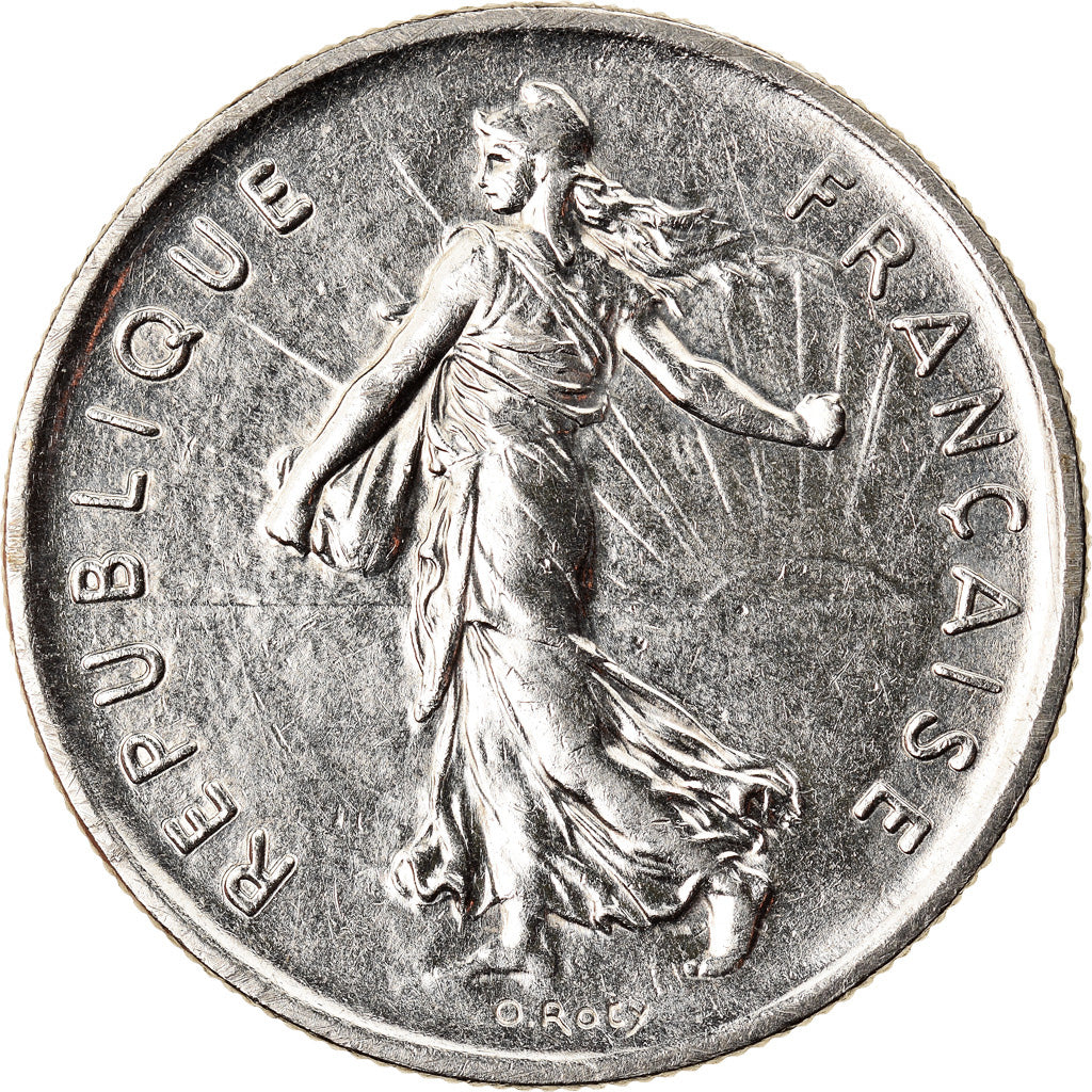 Coin, France, Semeuse, 5 Francs, 1994, Paris, AU(55-58), Nickel Clad