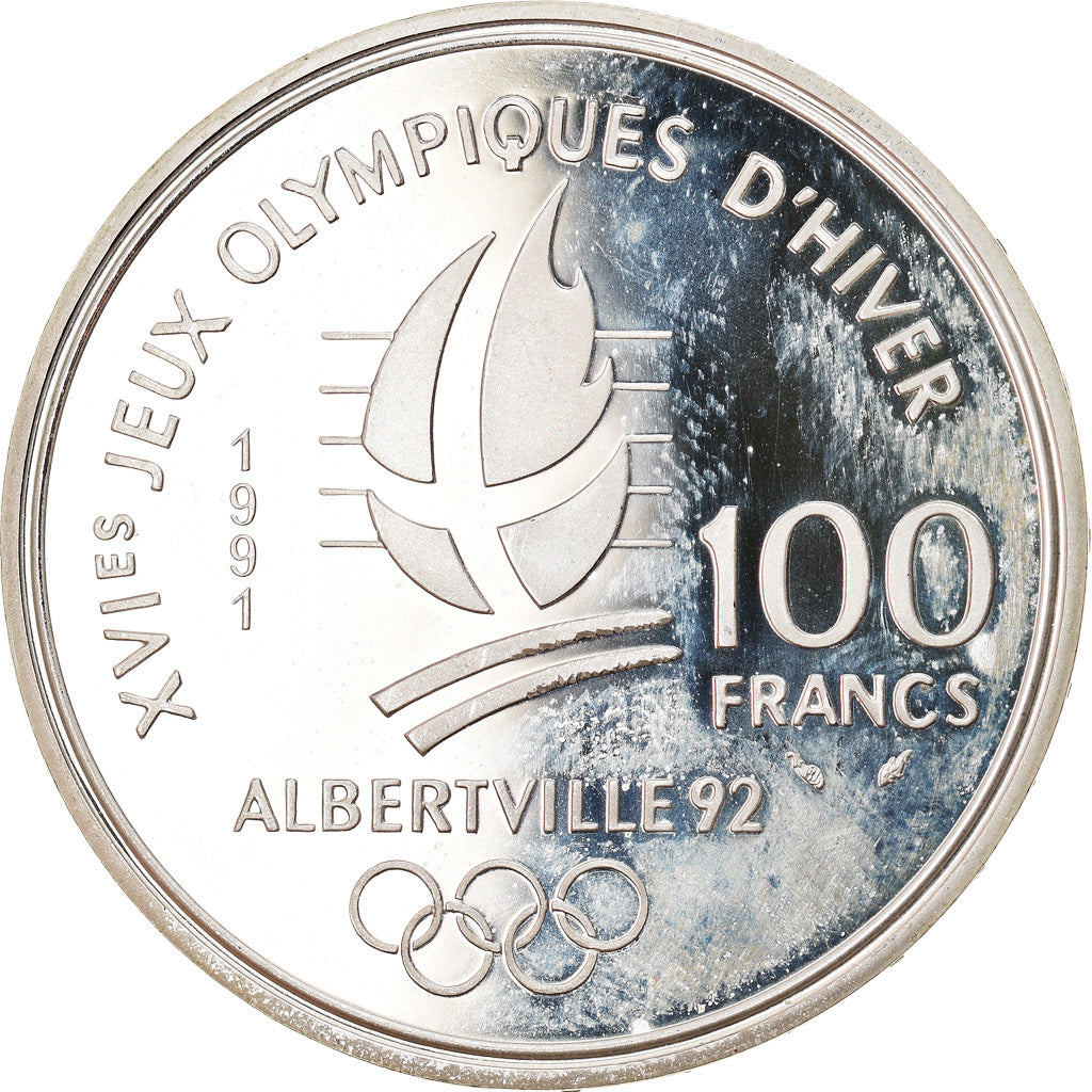 Coin, France, 100 Francs, 1991, Proof, MS(65-70), Silver, KM:994, Gadoury:C18