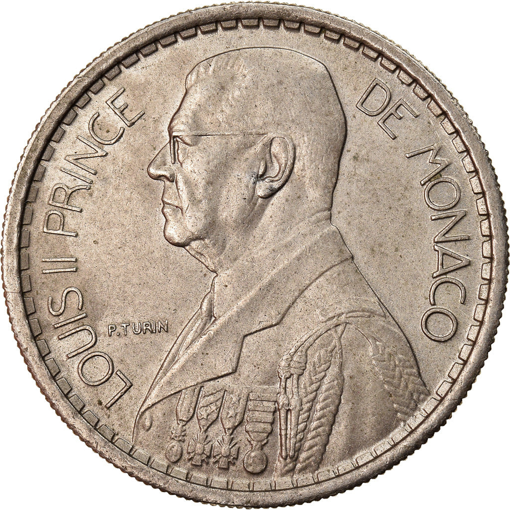 Coin, Monaco, Louis II, 10 Francs, 1946, EF(40-45), Copper-nickel, KM:123