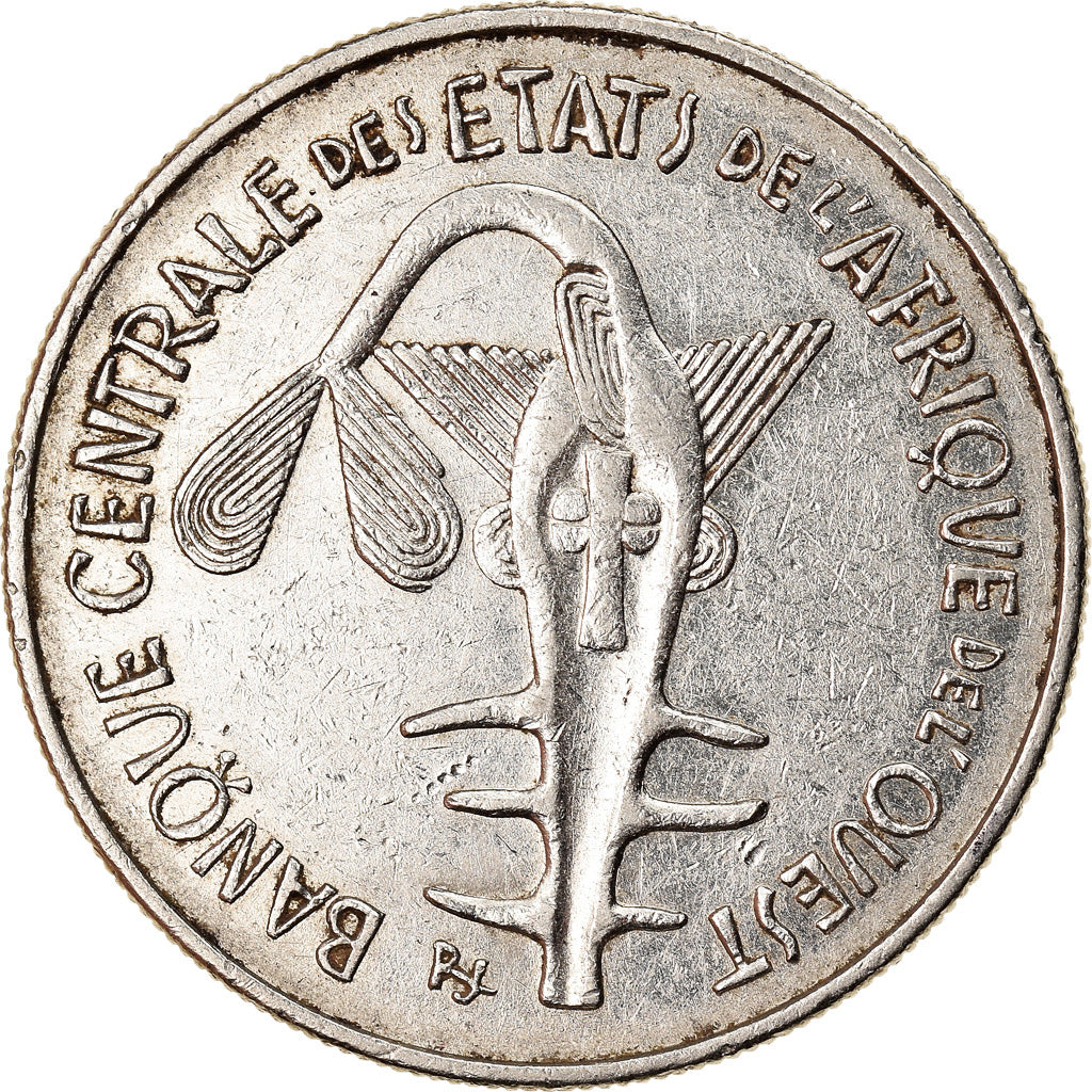 Munten, West Afrikaanse Staten, 100 Francs, 1974, ZF+, Nickel, KM:4
