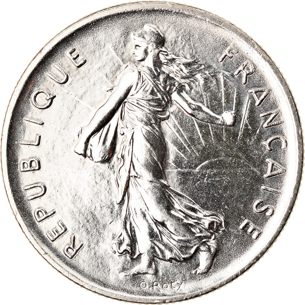 Moneta, Francja, Semeuse, 5 Francs, 1995, Paris, MS(60-62), Nikiel powlekany