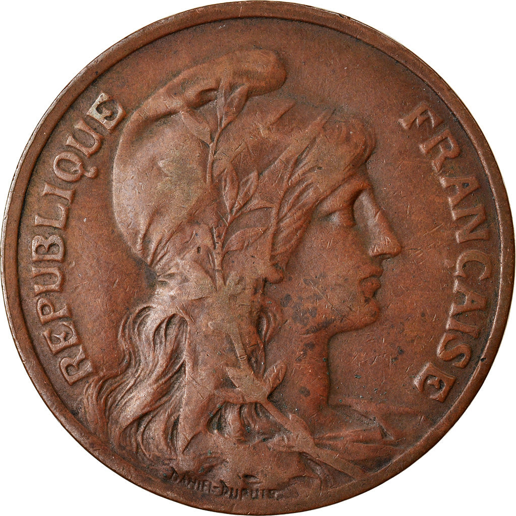 Münze, Frankreich, Dupuis, 10 Centimes, 1913, Paris, SS, Bronze, KM:843